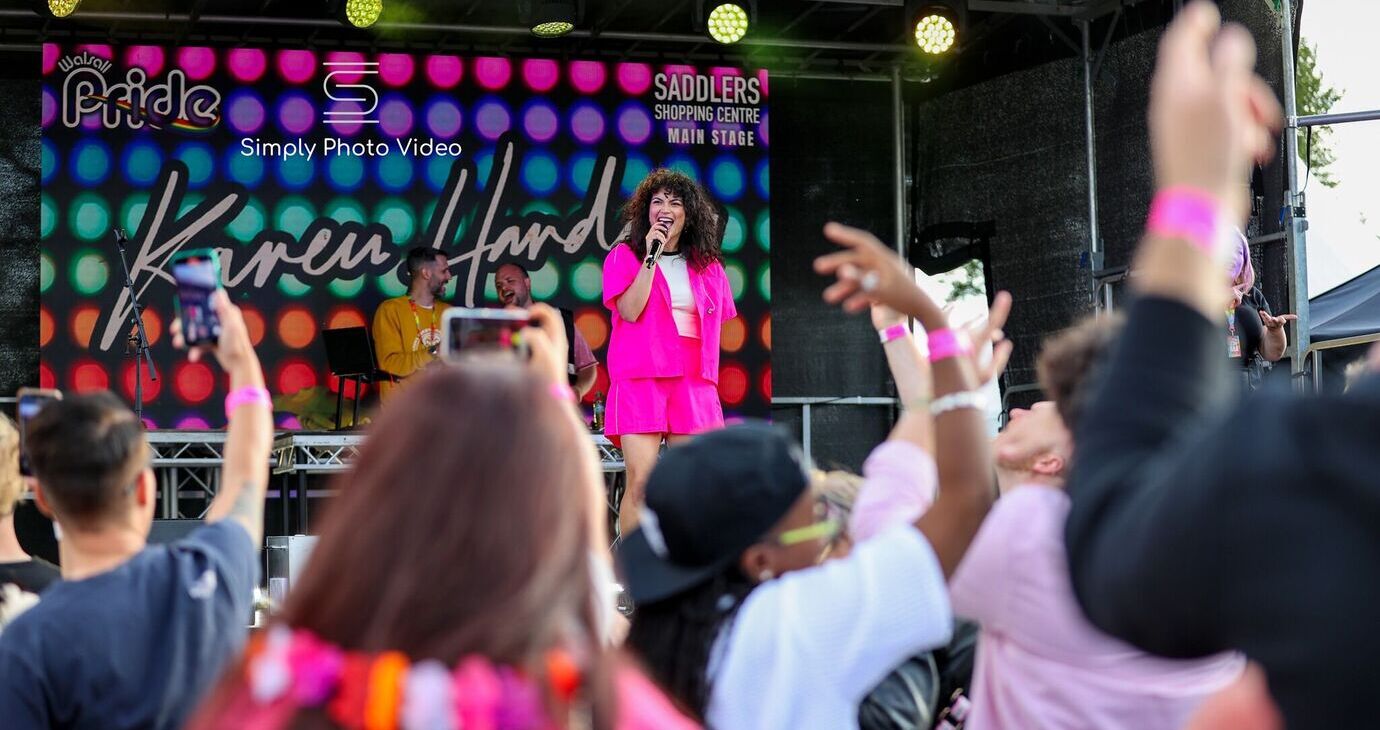 Main Stage at Walsall Pride